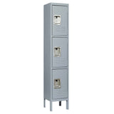 ZUN 3 Door 66"H Metal Lockers With Lock for Employees,Storage Locker Cabinet for Home Gym Office School 14420504