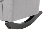 Light Grey Rocking Chair with Track Arm B062P215454