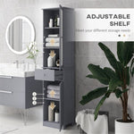 ZUN Bathroom Storage Cabinet-Grey （Prohibited by WalMart） 33017558