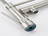 Kitchen Faucet with Pull Down Sprayer, Touch On Single Handle 2- Function Stainless Steel Spring 46626582