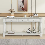 Console Table 63" Long Console Table with Drawers and Shelf for Entryway, Hallway, Living Room 75394692