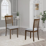 ZUN Wooden Dining Chairs Set of 4, Kitchen Chair with Padded Seat, Upholstered Side Chair for Dining W1998126410