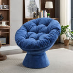 ZUN Oversized Swivel Accent Chair, 360 Swivel Barrel Chair, Papasan Chair for Living Room Bedroom W1752P154662