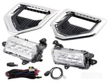 Pair Fog Lights Lamps fit for GMC Sierra 1500 Denali 2019-2022 W/ Bezels LHRH 27497349