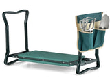 Green 2-in-1 Garden Folding Stool Kneeler, 300LBS Capacity & Built-in Tool Pouch, Comfortable EVA 34779465