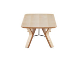 Folia Mid-Century Modern Bench in Natural Wood by B202P223518