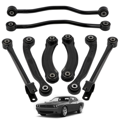 ZUN 8x Rear Suspension Control Arms Strut Rod Lateral Arm Kit For Dodge Charger 23306813