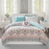 Queen Boho Comforter Set with Bed Sheets B03595870