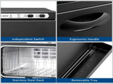 Hot Towel Warmer for Facials Massage, Esthetician Towel Heating Cabinet Black, Aluminum Chamber, 76911330