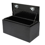 ZUN 36" Aluminum Under Body Toolbox 5 Bar Tread Black 00085240