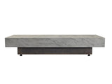 Rectangle Propane Fire Pit Table, Modern 2in1 Outdoor Firepit Table with 3Level Adjustable Height W853P553906
