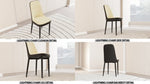 ZUN A set of 4 dining chair, modern style chair made of high-quality PU Leather fabric with thick soft W2189P166088