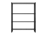 4-Layer Plastic Coated Iron Shelf 140*90*35 Black 45666583