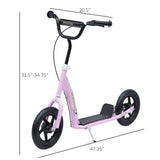 Kick Scooter with Adjustable Height and Non-slip Footplate for Kids 3 years 93947201
