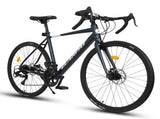 700Cx28 Road Bike, Lightweight Aluminum Frame, Disc Brakes, 16-Speed, Fast Acceleration, Suitable 62864627