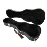 23" Concert Python Pattern Leather Ukulele Case Black 19272684