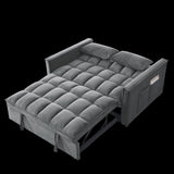 Sleeper Sofa, Convertible Sofa, Recliner, Bed, 3-in-1, 3-Position Adjustable Backrest, 2-Seater W1853126217