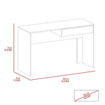 ZUN Tampa Writing Computer Desk ,Two Drawers B128P148815