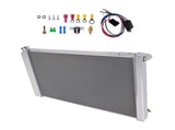 3 Row Aluminum Radiator Fan Kit fit for Buick Estate Wagon 5.7L 1973-1979 161 AT 42011922