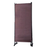 ZUN 6 Ft Modern Room Divider, 3-Panel Folding Privacy Screen w/ Metal Standing, Portable Wall Partition, W2181P163130