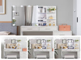 Particleboard Triamine Veneer 5 Pumps 2 Shelves Mirror Cabinet Three Dimming 19376739