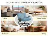 Chenille Criss Cross Office Chair with Air Lumbar Support, Flip-up Adjustable Arms, Built-in 01581901