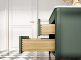 Fully Assembled 36'' Green Freestanding Single Sink Bathroom Vanity with Solid Wood Construction and W1826P308980