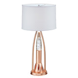 Beautiful Water Dancing Table Lamp 1pc Modern Design Home Decor Copper Finish Luxurious Sparkling B011P162527