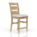 Ladder Back Counter Stool - Caramel Finish B2699P355204