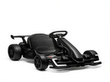 Black 24V Kids Go Kart 7.5 MPH with Slow Start, Adjustable Seat for Lawn Play 53446952