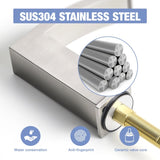 Bathroom Stainless Steels for Sink 3 Hole Brushed Nickel 8 inch Widespread Bathroom Sink W1932P353495