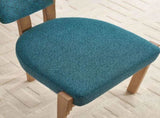 Wooden Dining Chairs Set of 2, Modern Fabric Upholstered Dining Room Chair Kitchen Chairs, Farmhouse W3244P316082