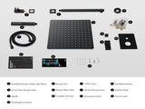 Male NPT Bathtub Shower Faucet Set, Waterfall Tub Faucet with 12-Inch Matte Black Rain Shower Head 54768134