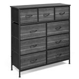 9 drawers, 6 large and 3 small, non-woven storage cabinets, cationic cloth surface non-woven 69134218