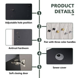 30" Freestanding Bathroom Vanity & 2 Soft-Close Cabinet Doors -Excluding Sink W999P241054