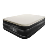Queen Air Mattress with Built-in Pump, 18in Foam Topper Blow up Mattress, Quick Inflation/Deflation 96257511