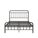 ZUN FULL Metal Platform Bed Frame with Headboard, Strong Slat Support, No Box Spring Needed,Easy W84034826