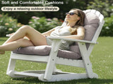 Adirondack Chair Cushion, Rocking Chair Cushion 44x19.4x4 inch, High Weather Resistant Tufted 58378755