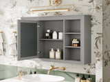 35'' x 27.5'' Medicine Cabinet, Wall Mounted Bathroom Storage Cabinet, Modern Bathroom Wall Cabinet 67280709