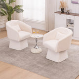 Lounge chair with swivel Beige W3206P298373