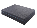 11-inch Queen Size Bed Mattress Gel-Infused Memory Foam Hybrid Mattress, Dark Gray, Mattress in a B011P212564