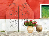 4 Pack Metal Garden Trellis 86.7" x 19.7" Rustproof Trellis for Climbing Plants Outdoor Flower W1586P268062