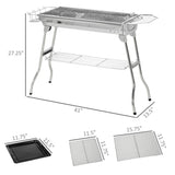 ZUN Portable Charcoal Grill /BBQ Grill （Prohibited by WalMart） 80273189