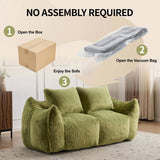 Giant Bean Bag Couch for Adults, Ultra Soft Fluffy Loveseat Bean Bag Sofa, Oversized Chase Lounge 42742658