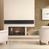 60'' Embossed Fireplace Mantel Western Red Cedar Wall-Mounted & Floating Shelf for Home Decor 53060254