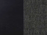 Set of 2 Charcoal Grey Fabric Upholstered Dining Arm Chairs, Grey B016P227286