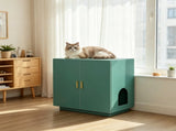 Wooden Cat Box Cabinet 21994035