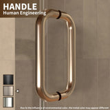Frameless Sliding Shower Door 58-60 in. W x 76 in. H, Bathroom Sliding Door with 5/16" Clear W2619P202930