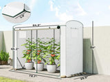 Garden Bed with Mini Greenhouse 94417486