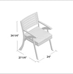 ZUN [Ship to Canada only] HERMOSA KD WOOD DINING CHAIR N826P201315